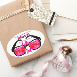 Adesivo Oval Whutz N Wize