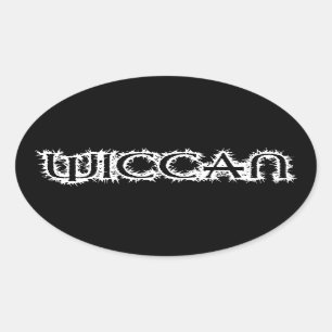 Adesivo Oval Wiccan