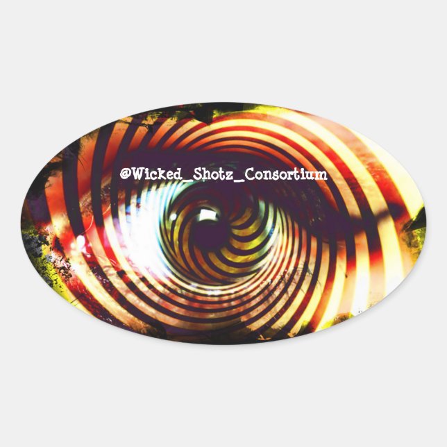 Adesivo Oval Wicked Eyez (Frente)