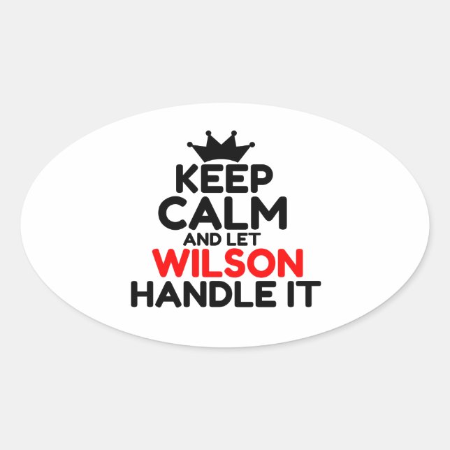 ADESIVO OVAL WILSON (Frente)