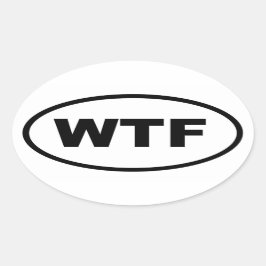 ADESIVO OVAL WTF