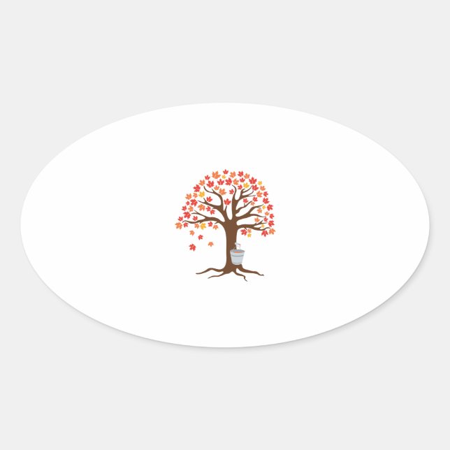 Adesivo Oval Xarope de coleta (Frente)