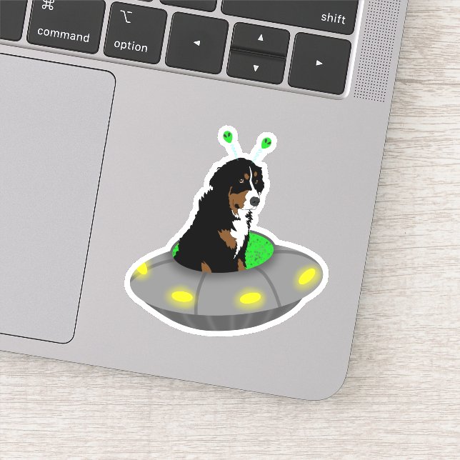Adesivo OVNI Bernese Mountain Dog Sticker (Detalhe)