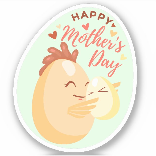 Adesivo Ovo e filho da mãe (Frente)