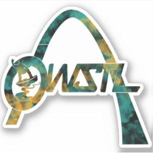 Adesivo OW STL Logo Sticker Tie Dye