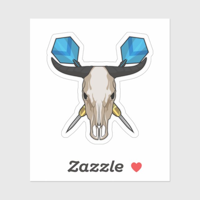 Adesivo Ox nas Trevas com Dart (Folha)