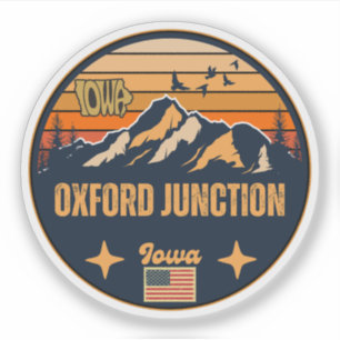 Adesivo Oxford Junction, Iowa