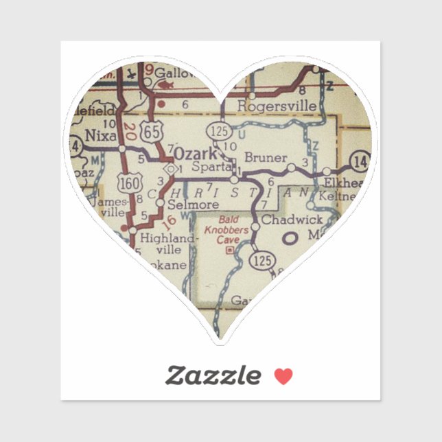 Adesivo Ozark MO (Folha)