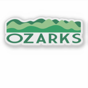 Adesivo Ozarks com colinas gráficas do Arkansas