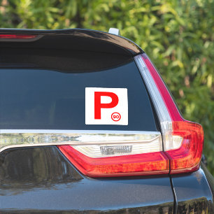 Adesivo P Plate 90 White / Red Sticker