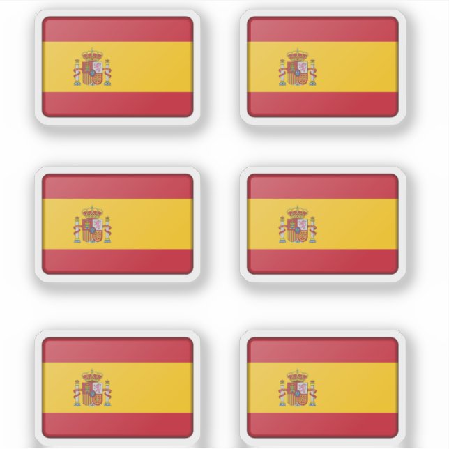 Adesivo Pacote da Bandeira da Espanha (Frente)