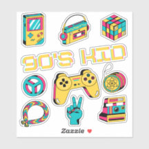 Pacote de 10 Nostalgia Infantil dos Anos 90 Estéti