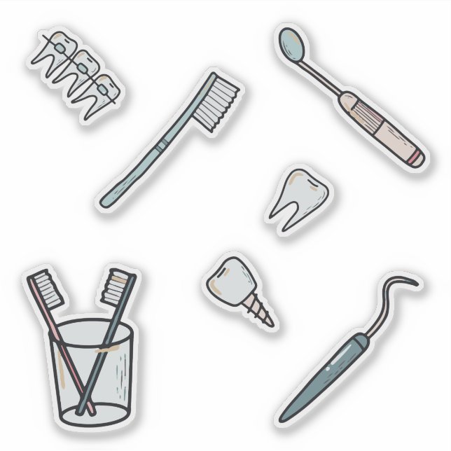 Adesivo Pacote de Dentista (Frente)