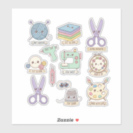 Adesivo Pacote Kawaii Cute Crafter