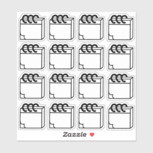 Adesivo Pacote Múltiplo de Notas do Planejador