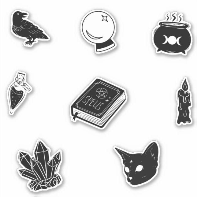 Adesivo Padrão de Bruxaria I (Frente)