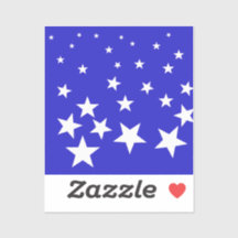 Padrão de estrela branca sobre fundo azul