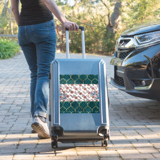 Adesivo Padrão de Flor de Cores d'Água