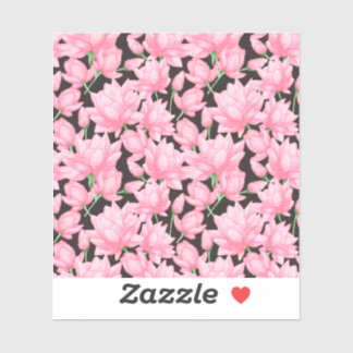 Adesivo Padrão de Lotus Rosa