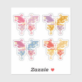 Adesivo Padrão de Mistura de Butterfly Kimono