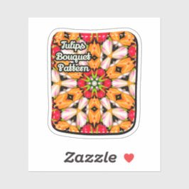 Adesivo Padrão do Buquê Tulips