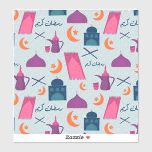 Adesivo Padrão Feliz Ramadan