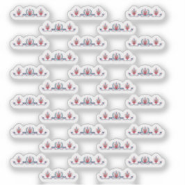 Adesivo Padrão Floral Folclórico Húngaro