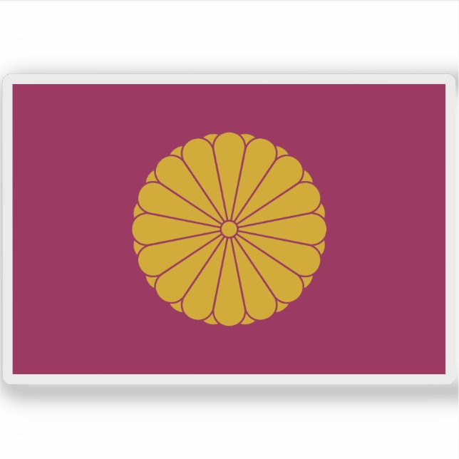 Adesivo Padrão imperial do imperador emérito (2019-hoje) (Frente)