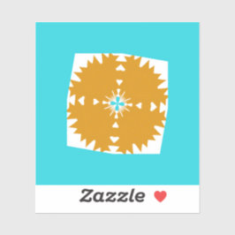 Adesivo Padrão Multicolorido das Vibes do Sudoeste