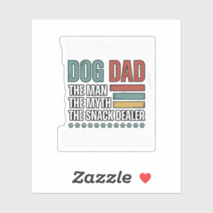 Adesivo Pai Cachorro O Revendedor de Lanche Camisa Vintage