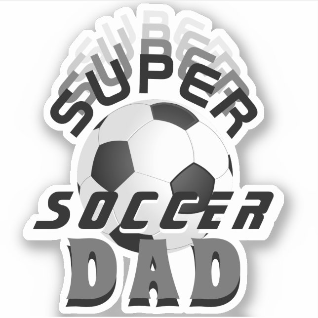 Adesivo Pai de Futebol Super Futebol Esportivo Padre (Frente)