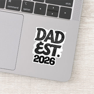 Adesivo Pai Desde 2026 Pai Orgulhoso Desde