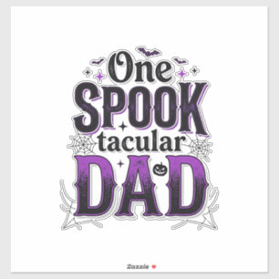 Adesivo Pai Espetacular de Halloween Design Vetorial Vinta