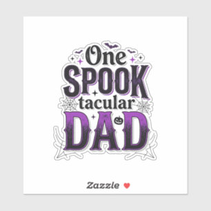 Adesivo Pai Espetacular de Halloween Design Vetorial Vinta