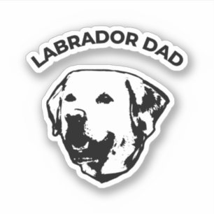 Adesivo Pai Labrador