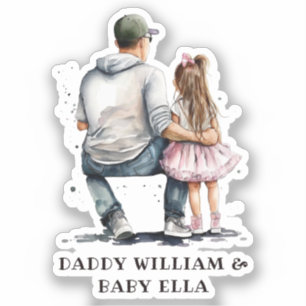 Adesivo Pai Negro e Filha Bond (12)