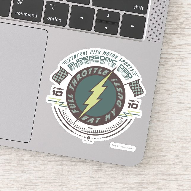 Adesivo Pai Supersônico - Esportes a Motor de Cidade Centr (Detalhe)