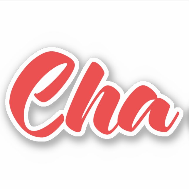 Adesivo Pai Vietnamita - Língua Cha ~ Tijng Viet (Frente)