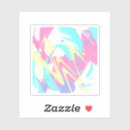 Adesivo Paint Splatter Abstrato Art