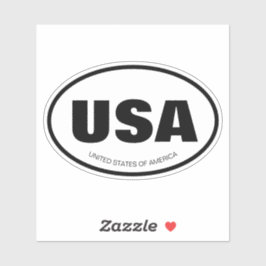 Adesivo País ou abreviatura oficial de vinilo oval