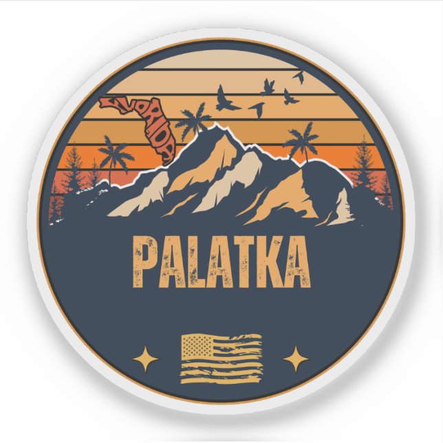 Adesivo Palatka, Florida (Frente)