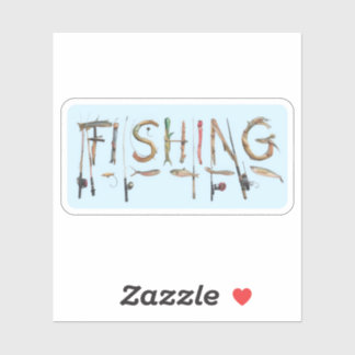 Adesivo Palavra de pesca