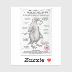 Adesivo Pale Abissal Penguin (Inquérito Miskatônico sobre 