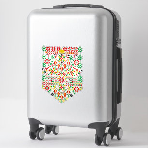 Adesivo Palestina Tatreez Embroderia Tradicional