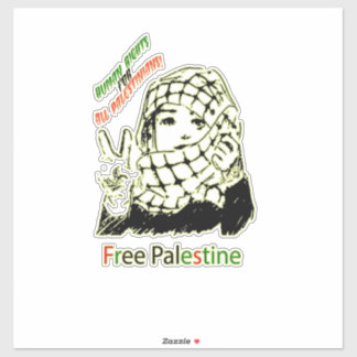 Adesivo Palestine Car Sticker, Palestina Flag Decal, Gaz
