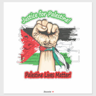 Adesivo Palestine Car Sticker, Palestina Flag Decal, Gaz