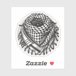 Adesivo PALESTINE keffiyeh