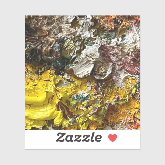 Adesivo Paleta de artistas #1 (Folha)