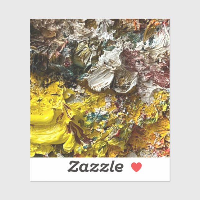 Adesivo Paleta de artistas #1 (Folha)