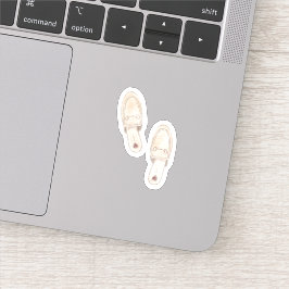 Adesivo palha de aquarela calçados Gucci slides